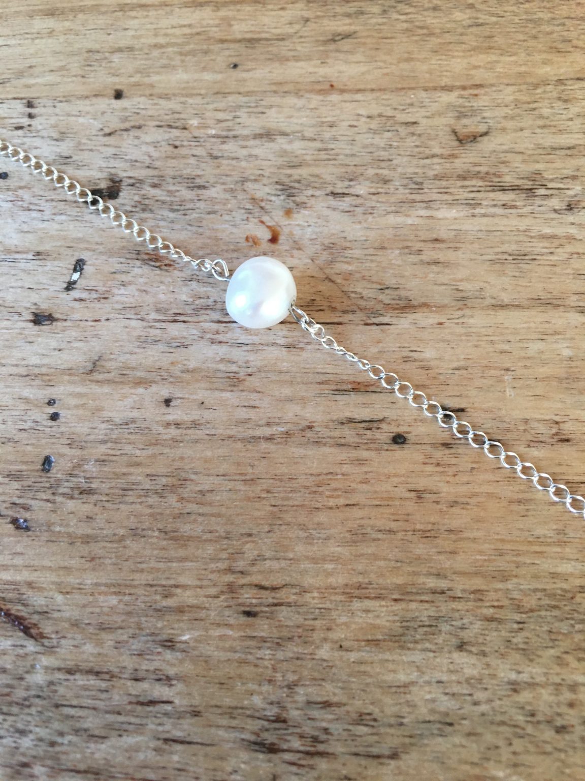 Bracelet Nacre Et Argent 925/1000 - Blanc, Neuf Avec étiquettes